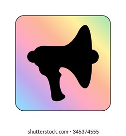 Megaphone; loudspeaker - vector icon