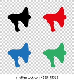 Megaphone; loudspeaker  - vector icon