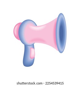 megaphone marketing icon white background