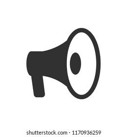 megaphone. monochrome icon