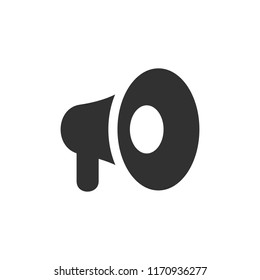 megaphone. monochrome icon