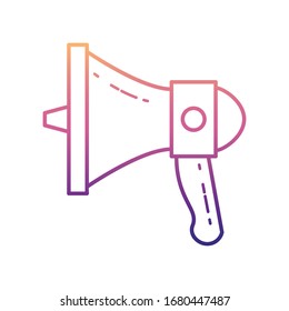 megaphone nolan icon. Simple thin line, outline vector of Media icons for ui and ux, website or mobile application