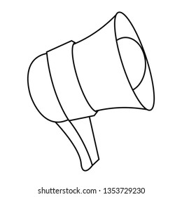 megaphone object icon