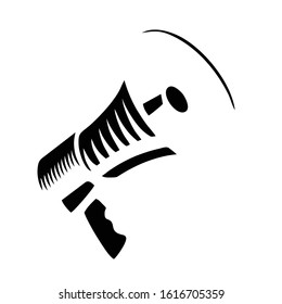 Megaphone object symbol equipment speak