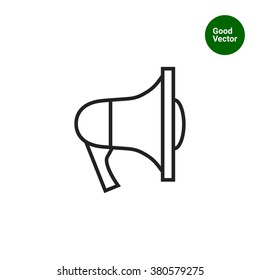 Megaphone outline