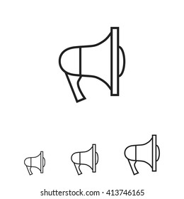 Megaphone outline