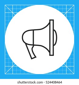 Megaphone outline