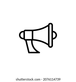 Megaphone With Outline Icon Vector