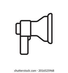 Megaphone-Rahmenbild-Vektorgrafik