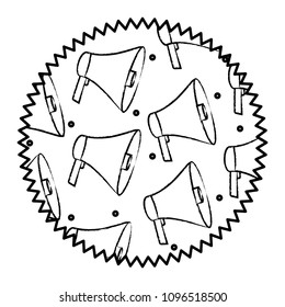 Megaphone pattern design