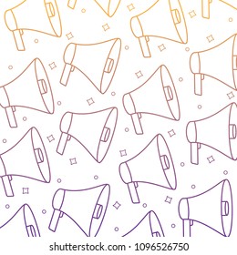 Megaphone pattern design
