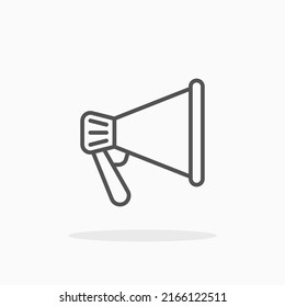 Megaphone Promotion line icon. Editable stroke and pixel perfect. Can be used for digital product, presentation, print design and more.
