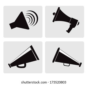  megaphone, promotion marketing concept