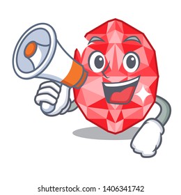 With megaphone ruby gem cartoon