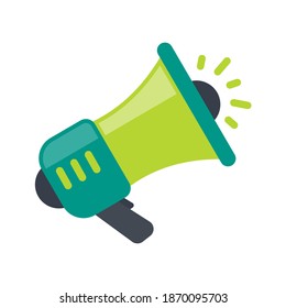 Megaphone set for shouting product promotion announcements to customers.