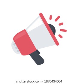 Megaphone se puso a gritar a los clientes anuncios de promoción de productos.
