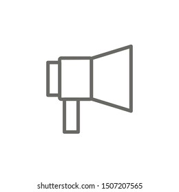 Megaphone,   show icon. Element of theater icon. Thin line icon