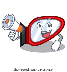 With megaphone side mirror isolated with the character