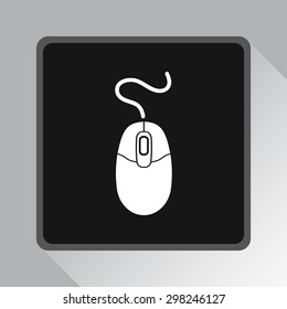 Megaphone sign icon, vector illustration. Flat design style 