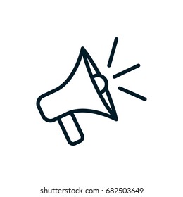 megaphone - Simple icon