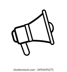 megaphone - simple  vector icon	