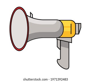 megaphone sound device, isolated icon