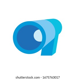 Icon-Vektorillustration-Design eines Megaphon-Soundgeräts isometrischer Art