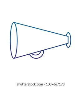 megaphone sound isolated icon