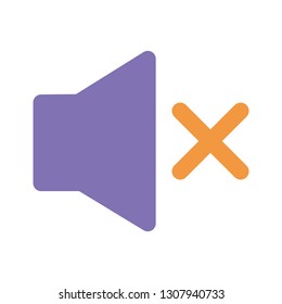 megaphone sound isolated icon