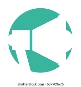 megaphone sound isolated icon