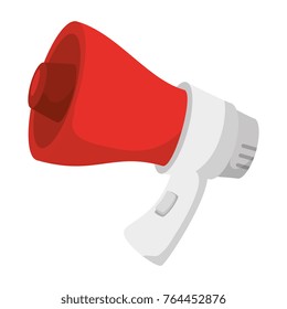 megaphone sound isolated icon