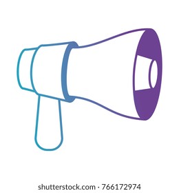 megaphone sound isolated icon