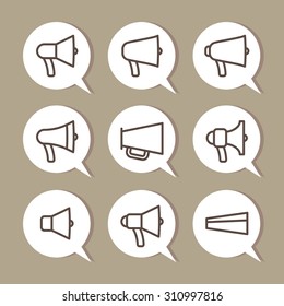 Megaphone Speak Icon