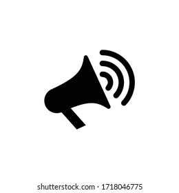 Megaphone Speaker Icon Logo Design Vecto