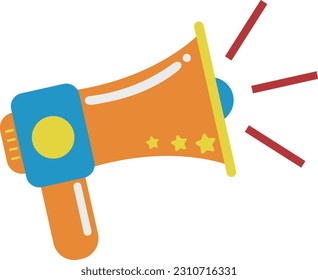 Megaphone Speaker Illustration Icon Art