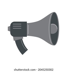 megaphone speaker on white background
