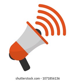 megaphone speaker public voice message