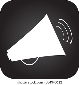 Megaphone speaker simple icon