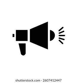 Megaphone speaker vector on white background