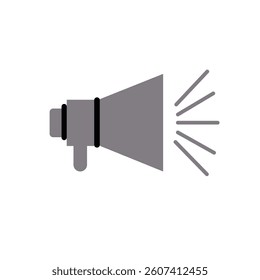 Megaphone speaker vector on white background