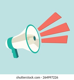 Megaphone speech templates for text