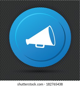 Megaphone symbol,vector