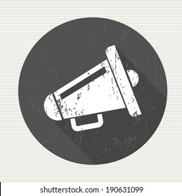 Megaphone symbol,vector