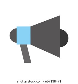 Megaphone talk person