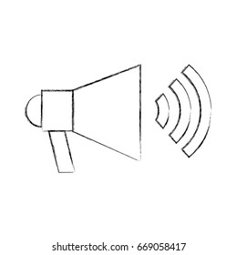 Megaphone talk person