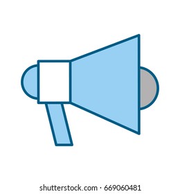 Megaphone talk person
