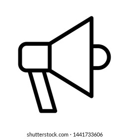 megaphone thin line vector icon