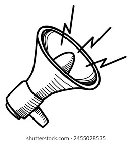 Megaphone, this iconic symbol of communication and amplification is perfect for a wide range of projects, from advertising campaigns and social media promotions to announcements and event invitations