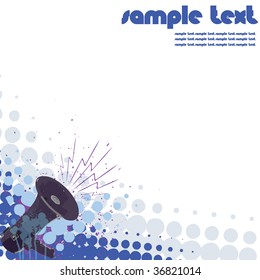 megaphone vector design