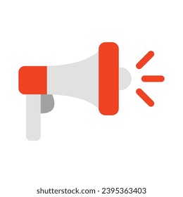 Megaphone Vector Flat Icon For Personal And Commercial Use.
